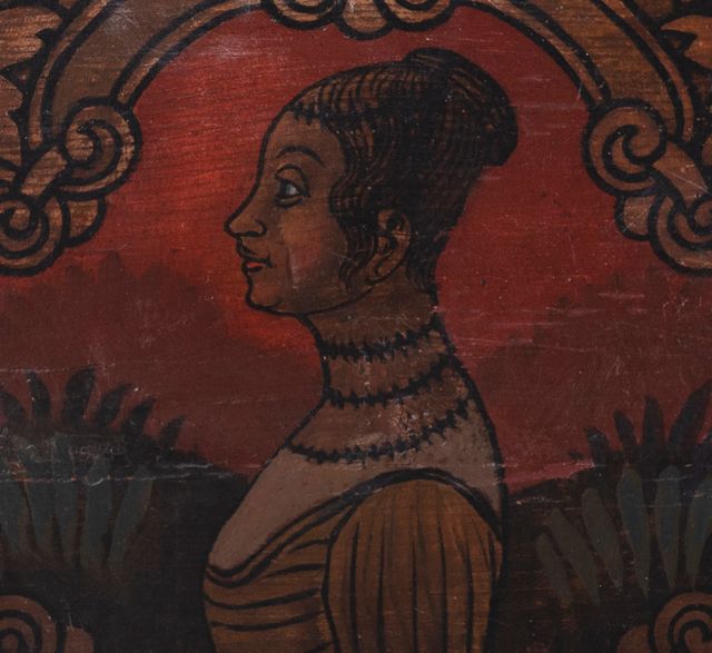 15TH CENTURY ITALIAN WOODEN CEILING TILE III