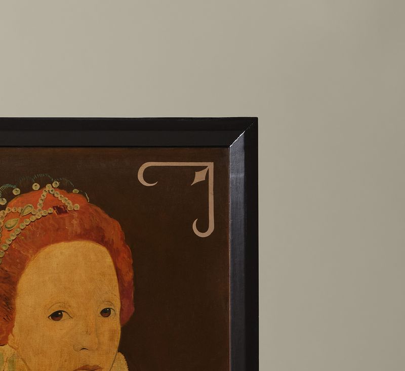 DOUBLE SIDED PORTRAIT OF QUEEN ELIZABETH I