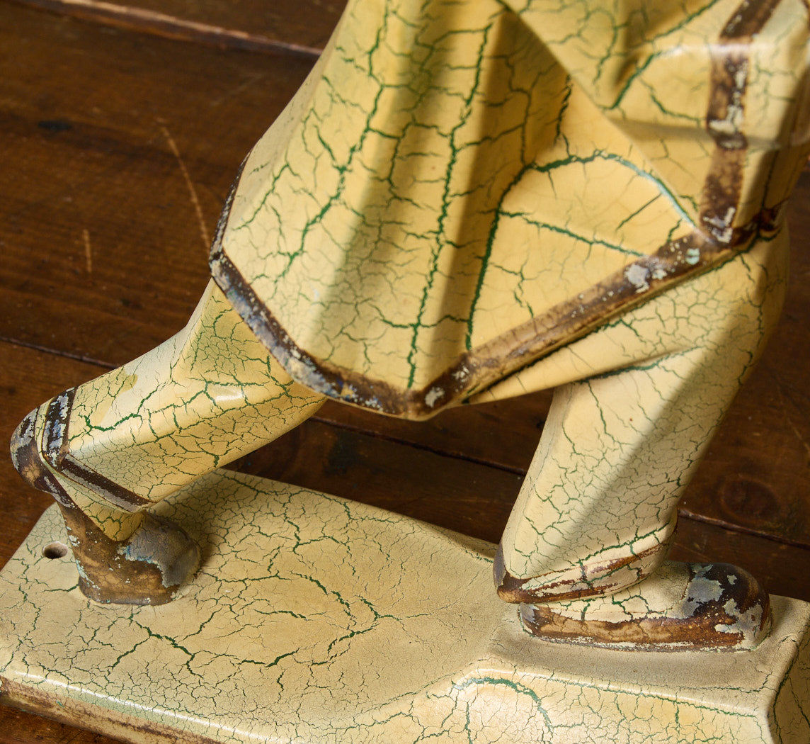 FRENCH ART DECO HARLEQUIN TABLE LAMP, C.1920