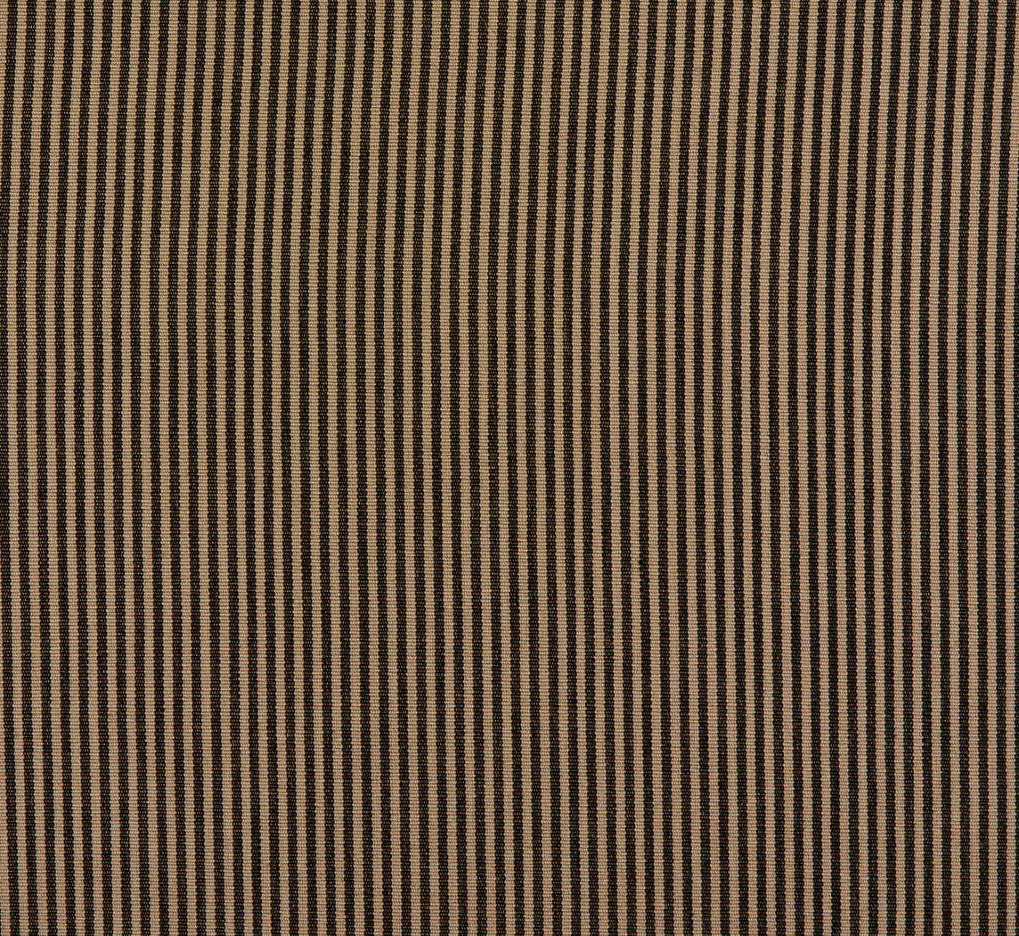 PIERCE & WARD CIRCLE OTTOMAN IN ESSEX STRIPE