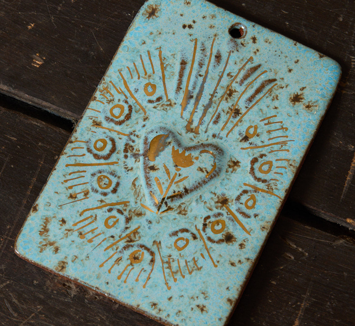 FUNNEL OF LOVE WALL CHARM BY TINA CHARAD