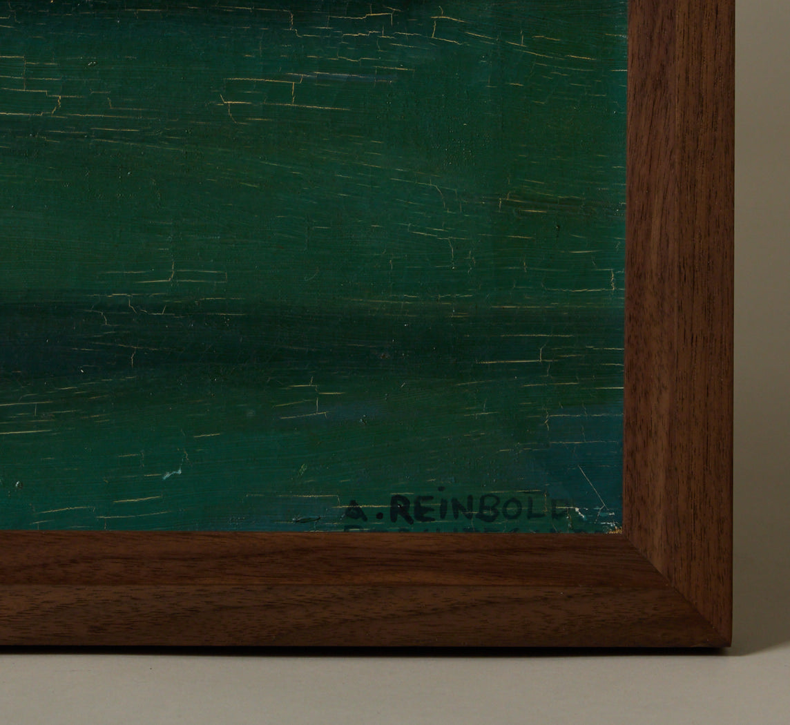 EARLY 20TH CENTURY ITALIAN MOONLIT ALPS