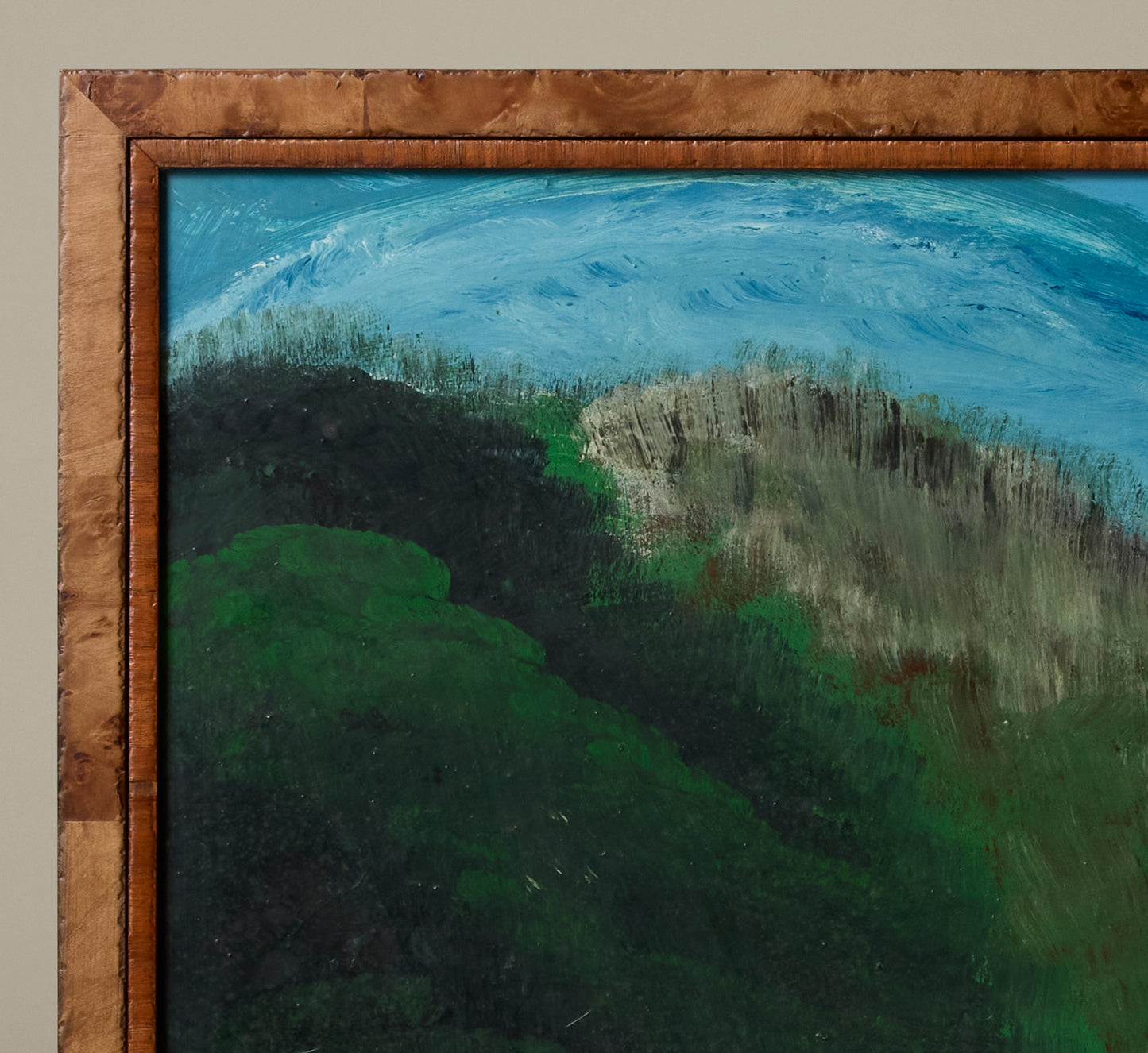 FOLK ART LANDSCAPE BY BRUNO DEL FAVERO (1910-1995)