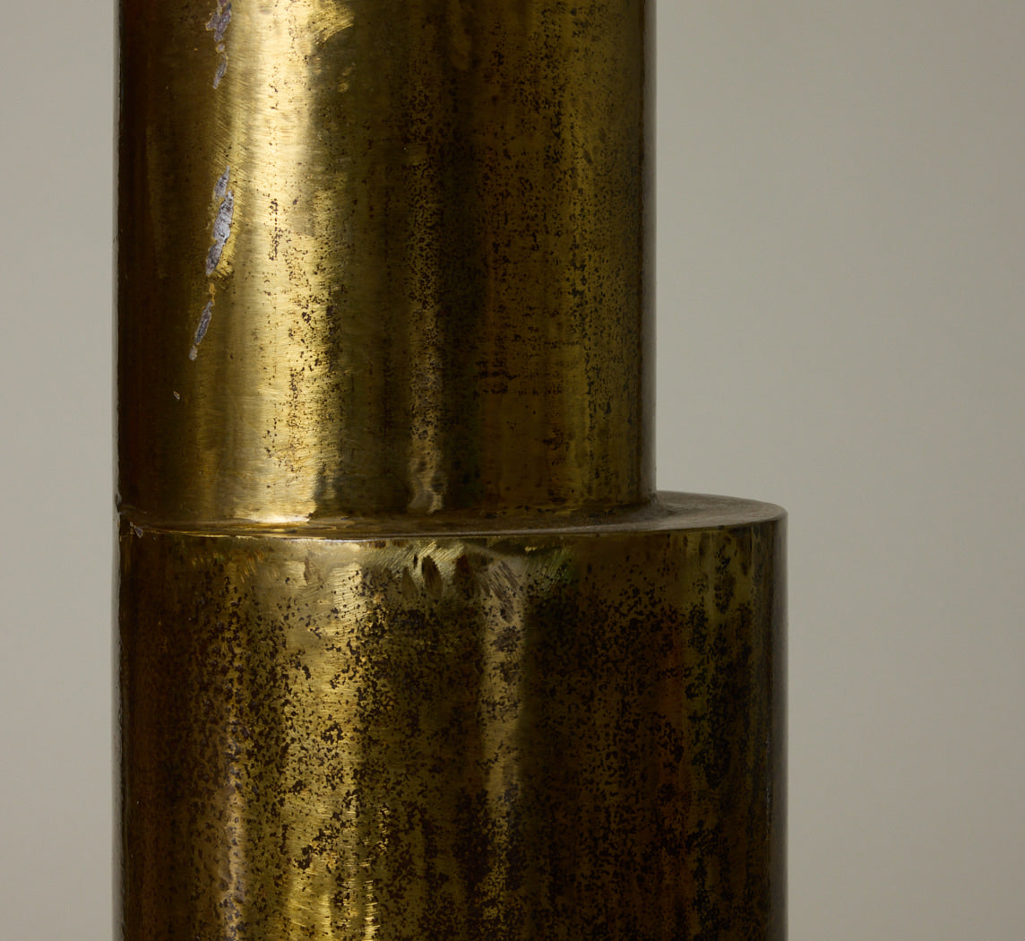 20TH CENTURY BRASS ABSTRACT SCULPTURE BY CLARK MURRAY