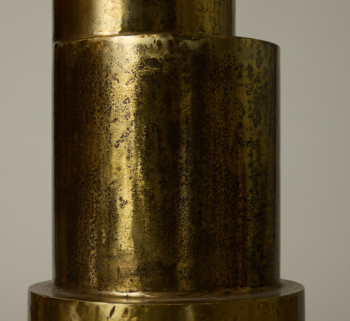 20TH CENTURY BRASS ABSTRACT SCULPTURE BY CLARK MURRAY