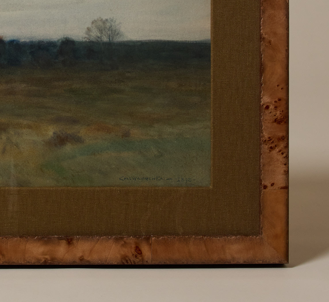 CONNECTICUT WOODLAND LANDSCAPE BY CHARLES WARREN EATON (1857-1937)