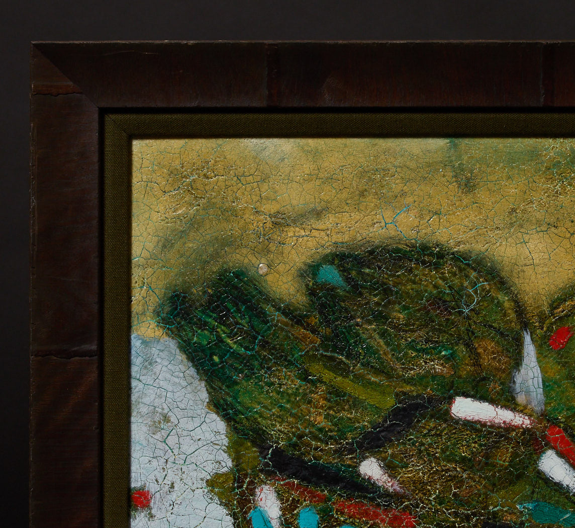 MIDCENTURY ITALIAN ABSTRACT STILL LIFE BY LAZZARO DONATI (1926-1977)