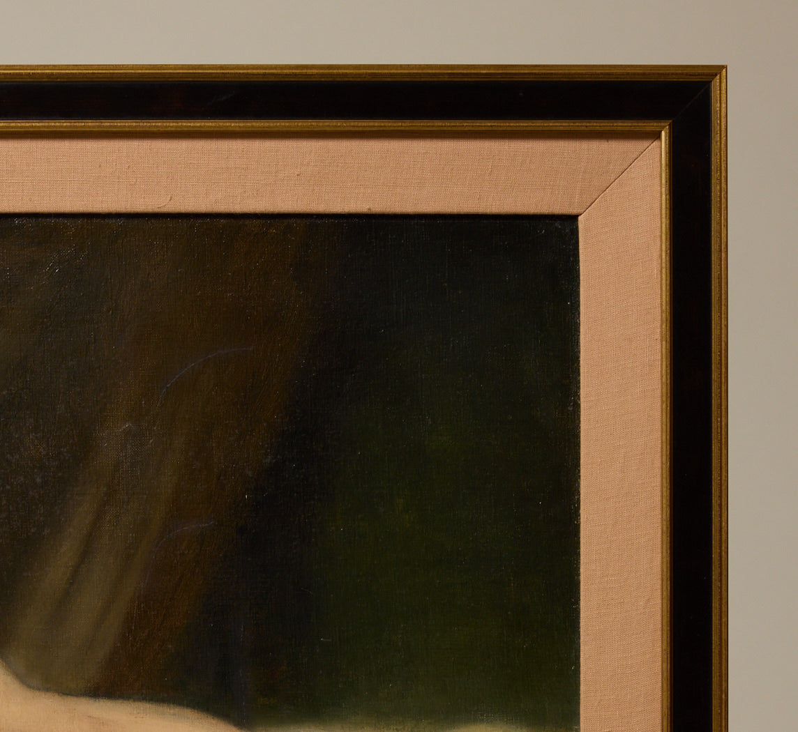 EARLY 20TH CENTURY SPANISH NUDE WOMAN IN REPOSE