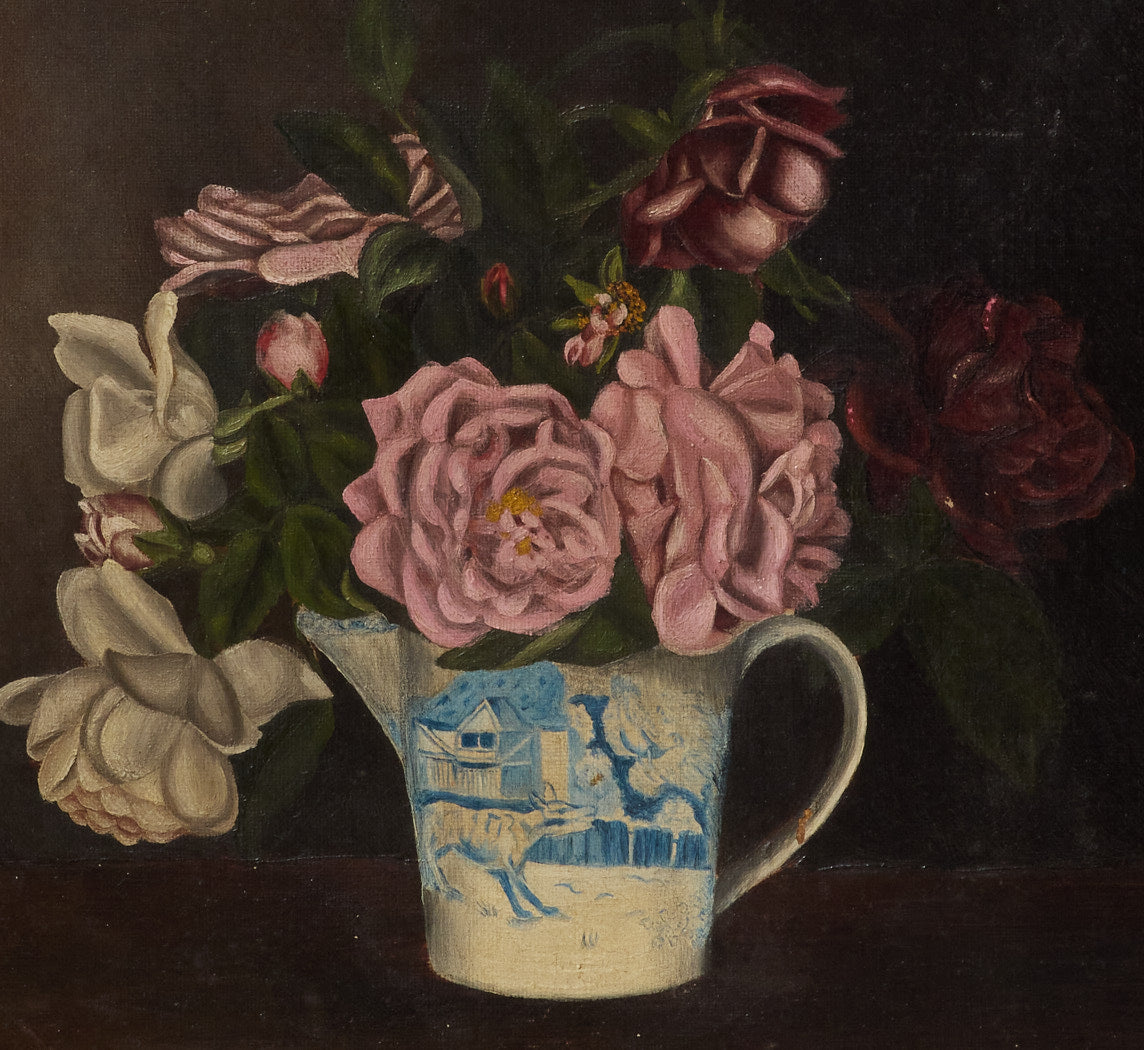 EARLY 20TH CENTURY AMERICAN ROSE STILL LIFE