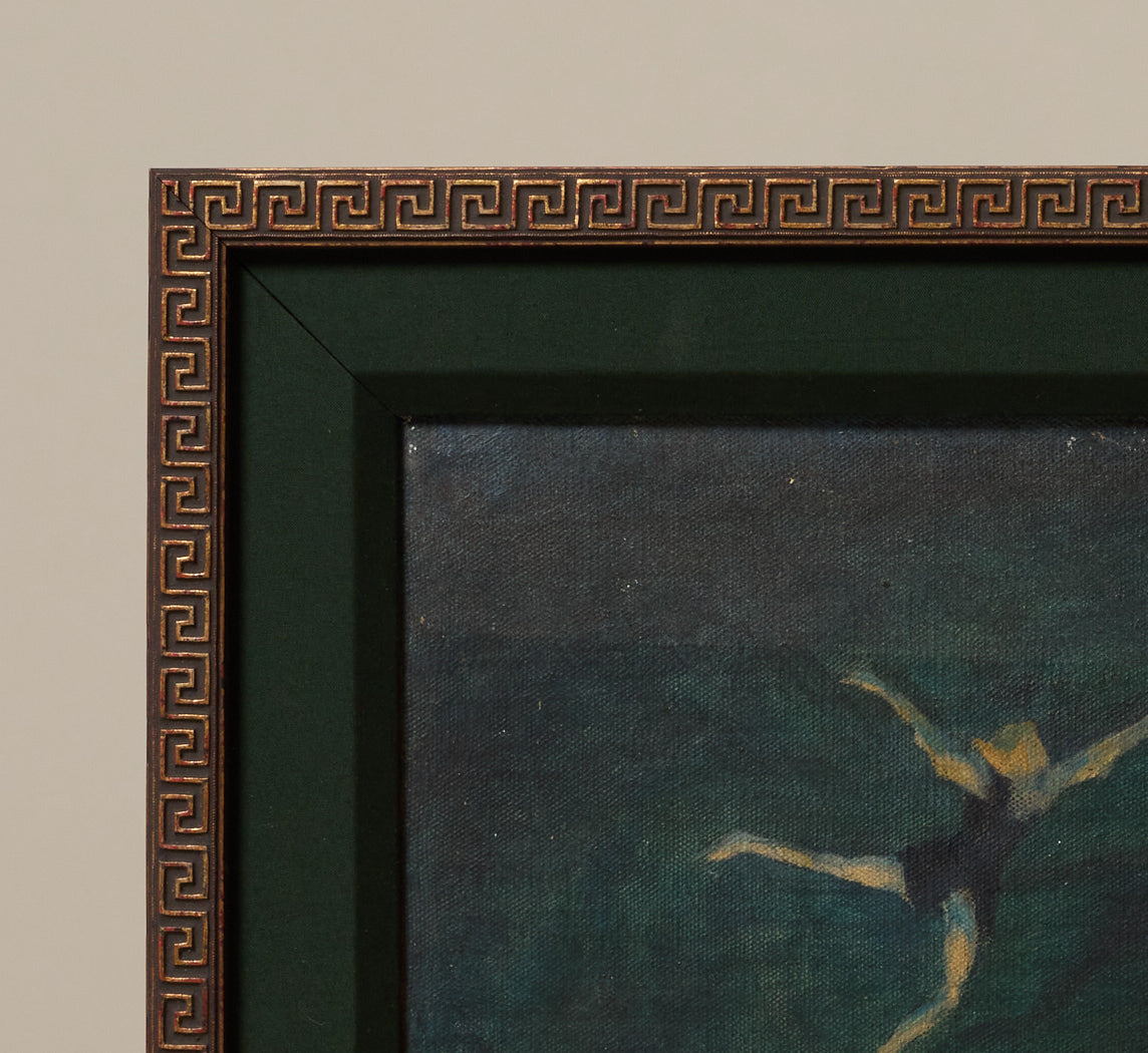 EARLY 20TH CENTURY FRENCH "GRAND JETÉ AU BALLET" ATTR. TO JEAN BERAUD (1849-1935)