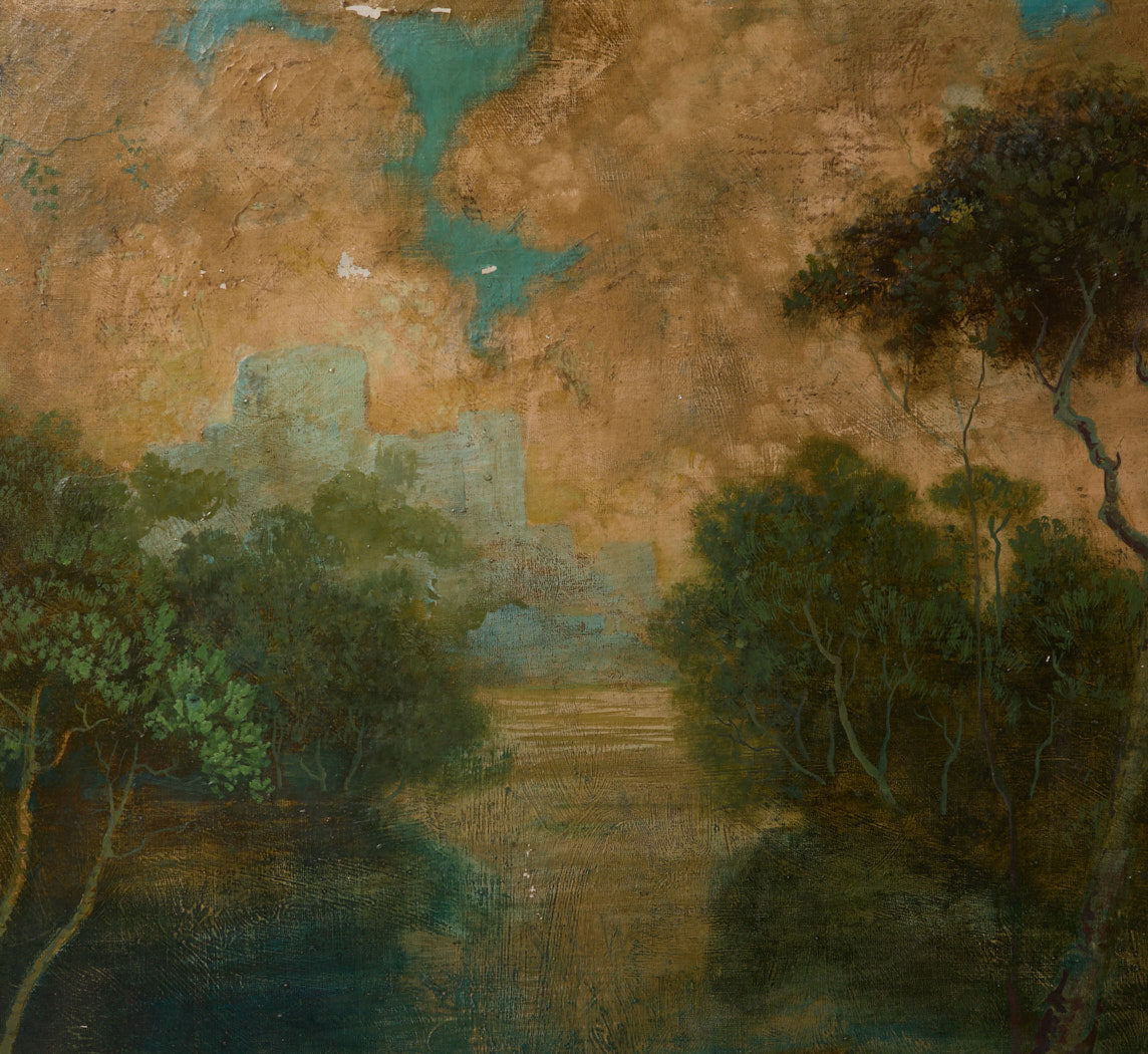 ANTIQUE 19TH CENTURY AMERICAN LANDSCAPE