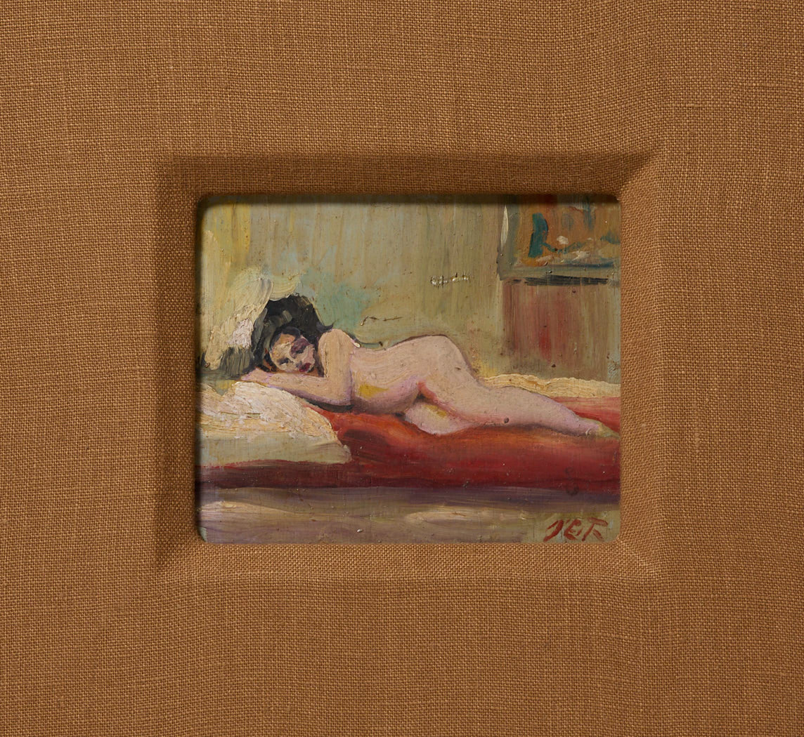 EARLY 20TH CENTURY FRENCH SCHOOL IMPRESSIONIST FEMALE NUDE STUDY IV