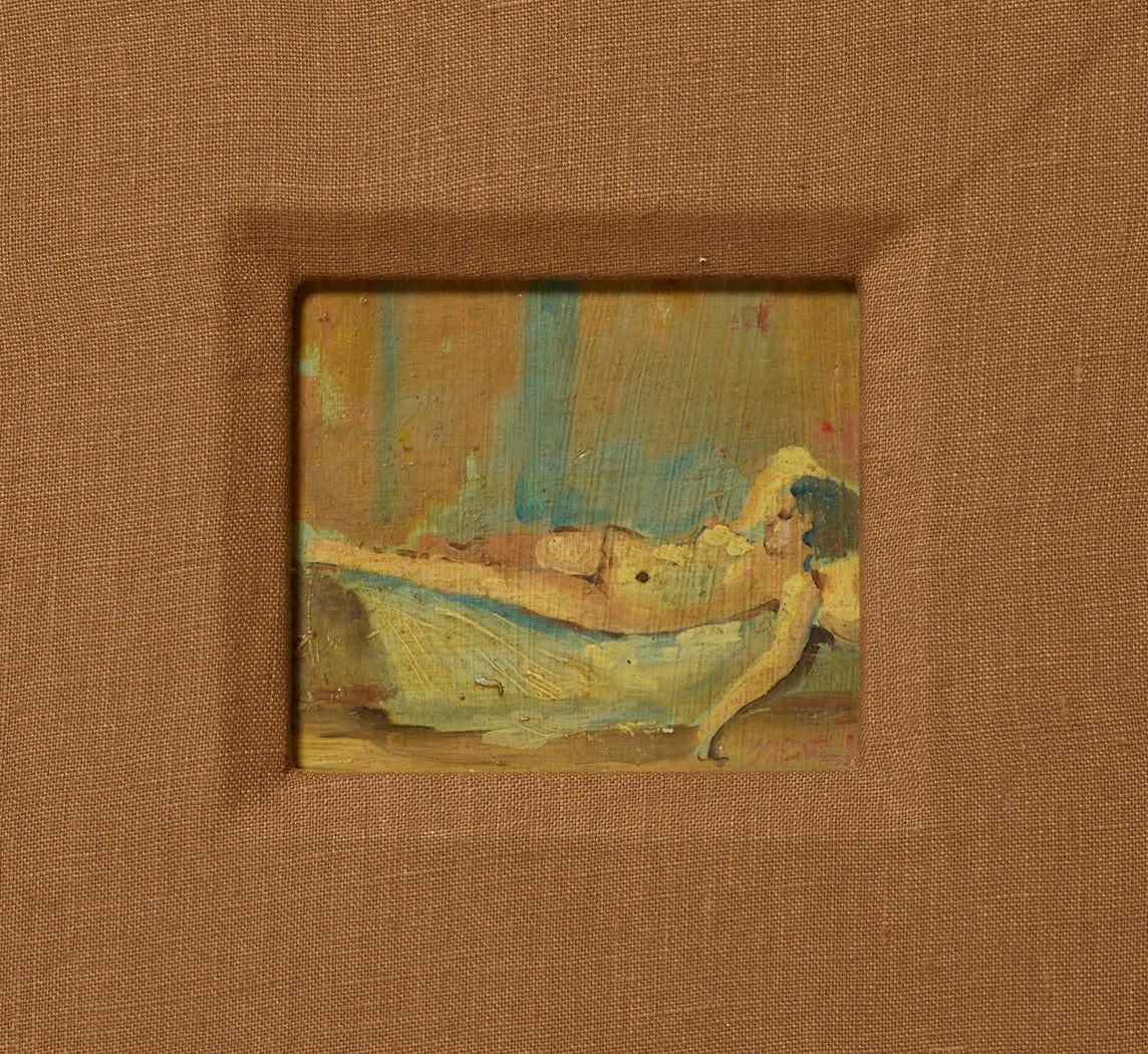 EARLY 20TH CENTURY FRENCH SCHOOL IMPRESSIONIST FEMALE NUDE STUDY III