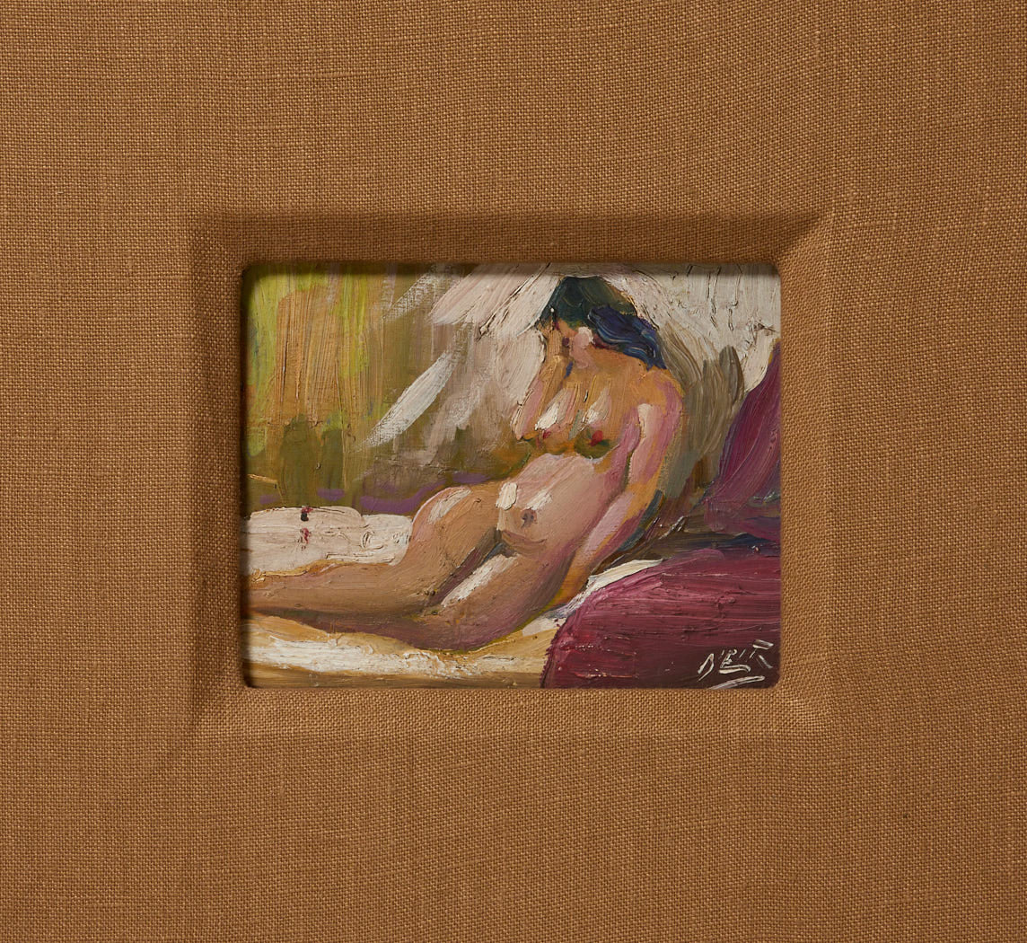 EARLY 20TH CENTURY FRENCH SCHOOL IMPRESSIONIST FEMALE NUDE STUDY II