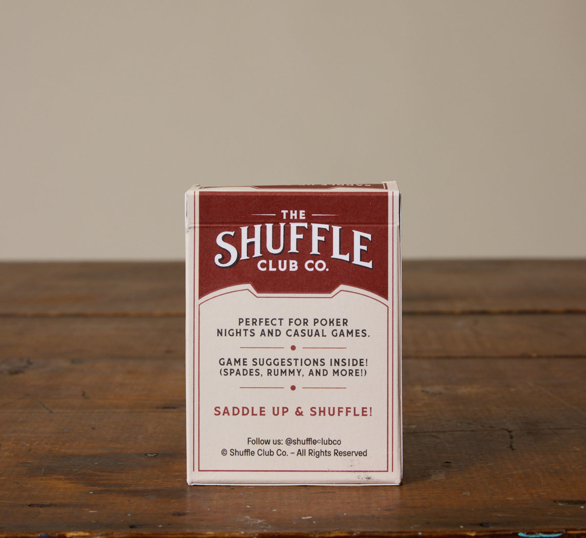 VINTAGE WESTERN COWGIRL PLAYING CARDS