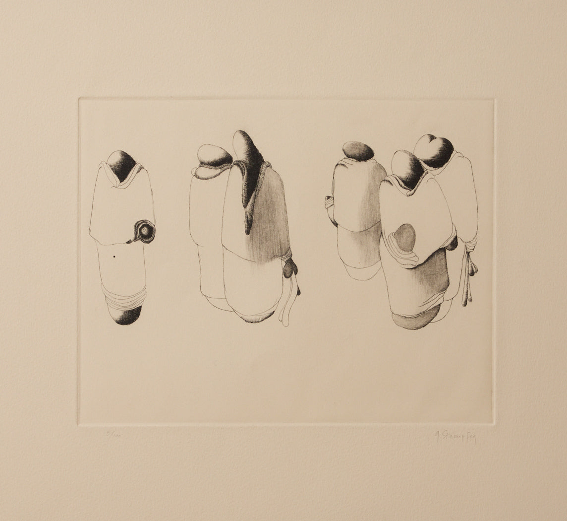 GEORGE STUEMPFIG SURREAL ETCHING VI