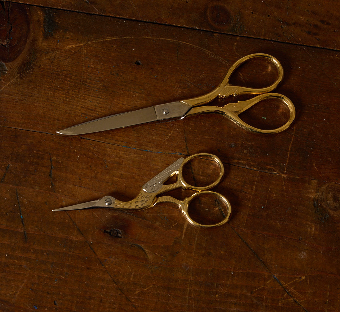 STUDIO CARTA PETITE GOLD CRANE SCISSORS