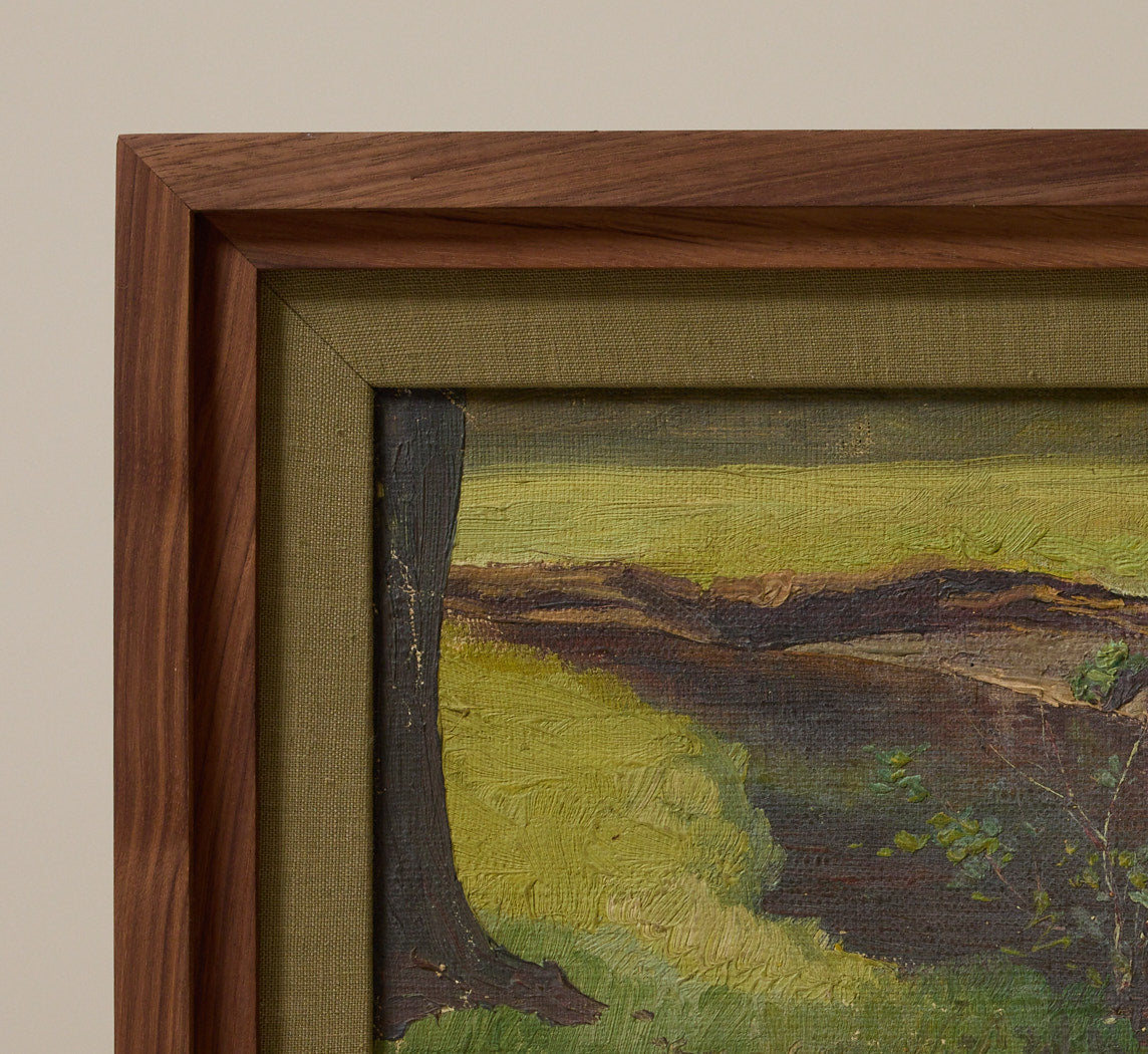 EARLY 20TH CENTURY UKRAINIAN CREEK LANDSCAPE