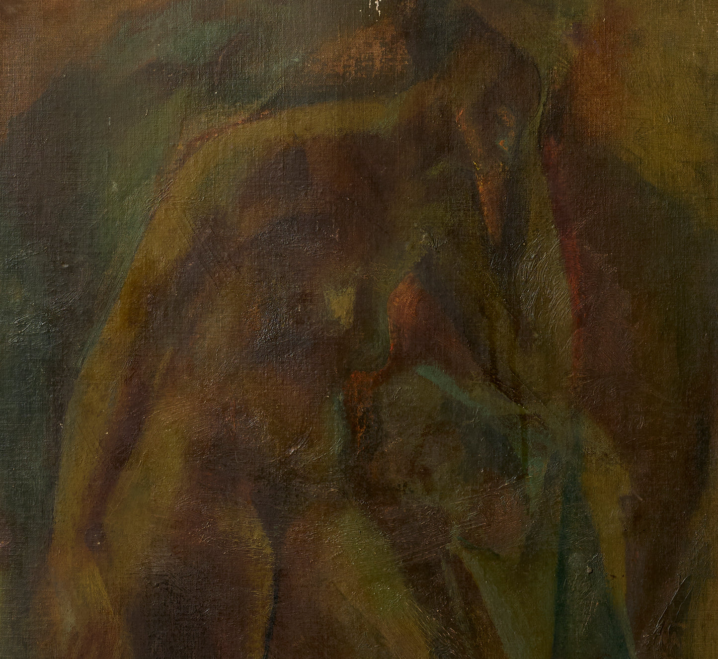 20TH CENTURY STANDING NUDE ATTR TO MAN RAY