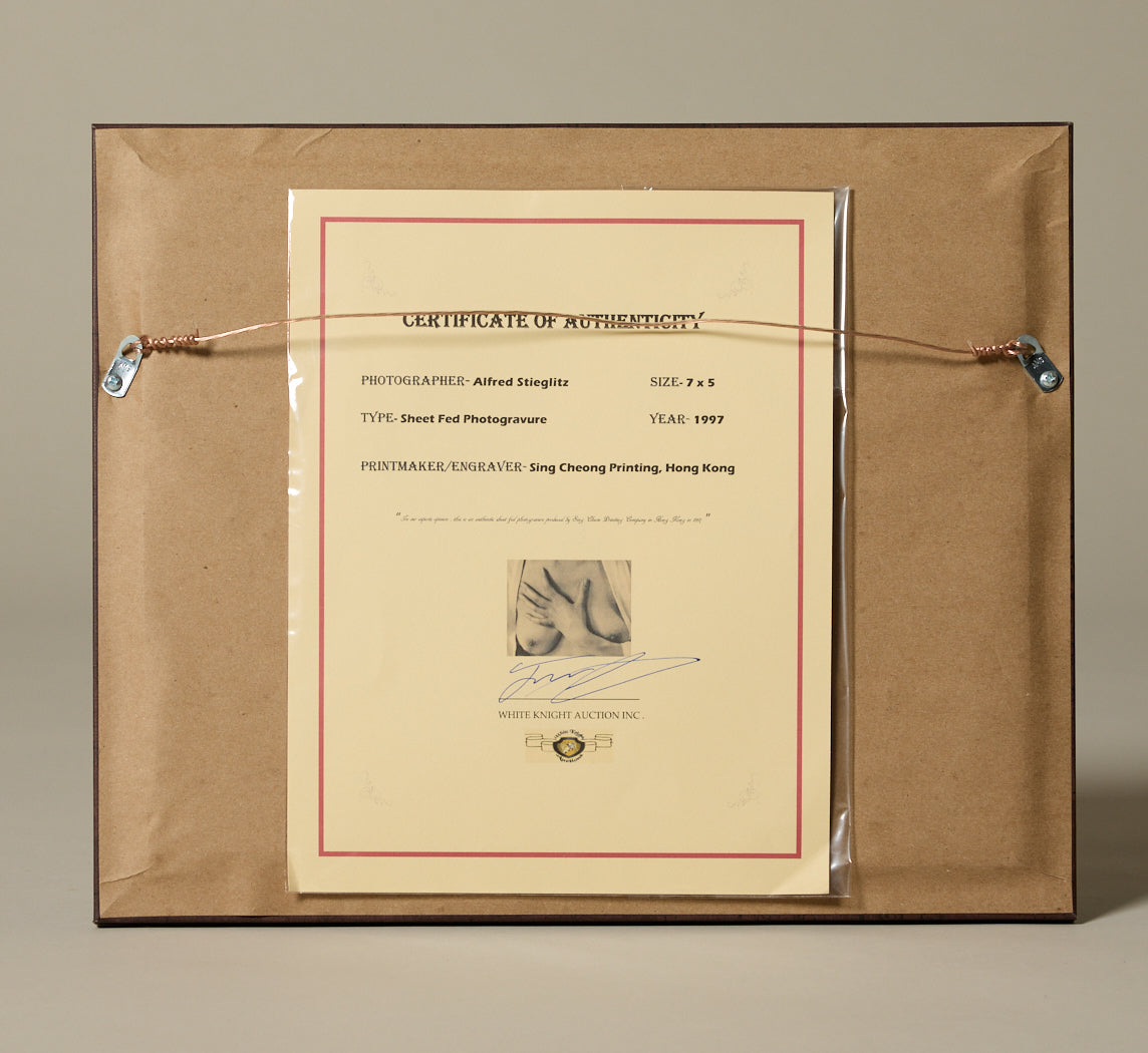 ALFRED STIEGLITZ, GEORGIA O'KEEFFE, PORTRAIT, 1918