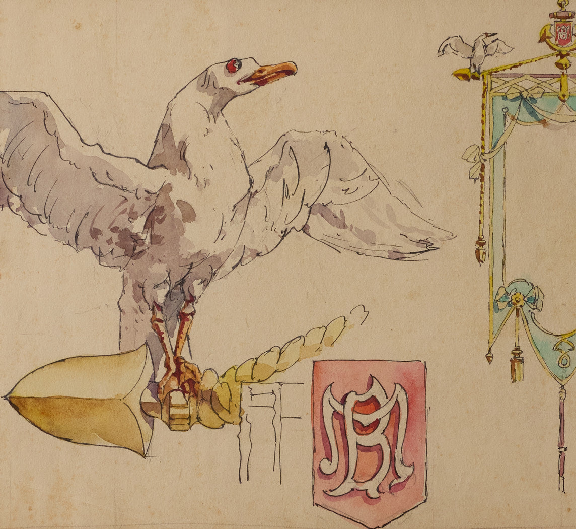 19TH CENTURY FRENCH GOUACHE