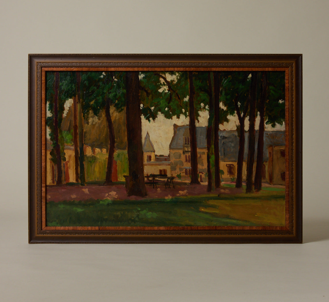 TOWN SQUARE BY ABEL LAUVRAY (1870-1950), 1910S