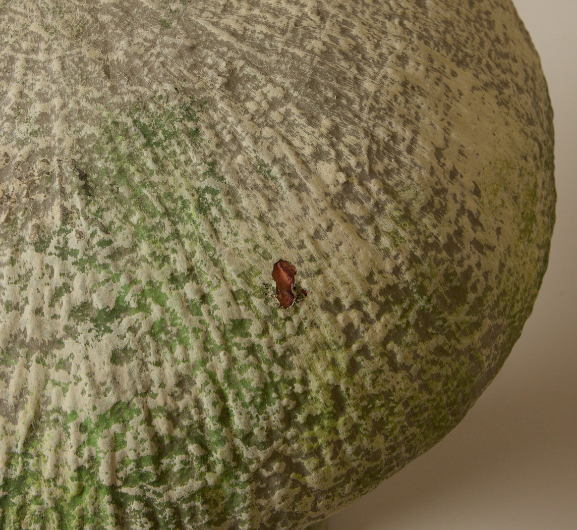 PAIR OF 1960S CEMENT MUSHROOM GARDEN SCULPTURES