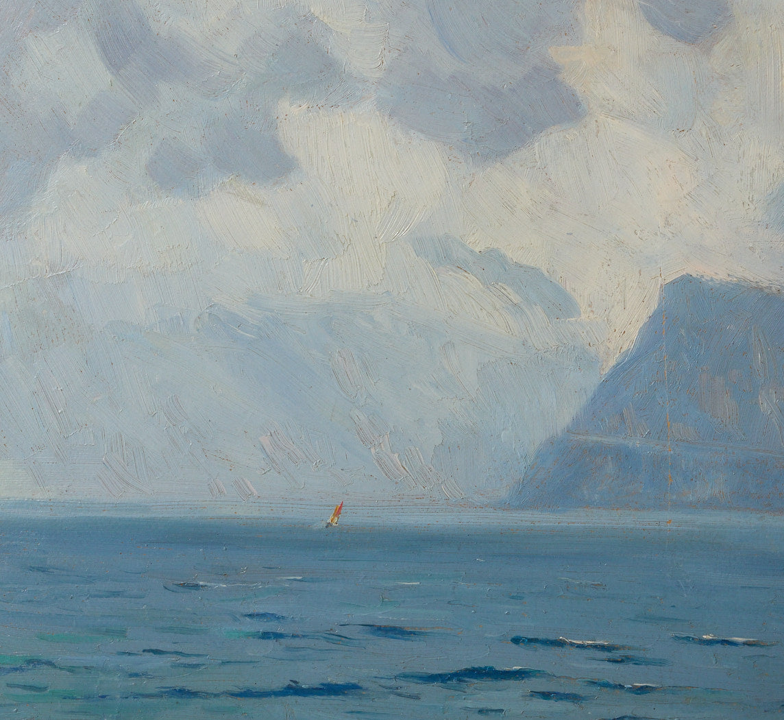 20TH CENTURY IMPRESSIONIST EUROPEAN SEASCAPE