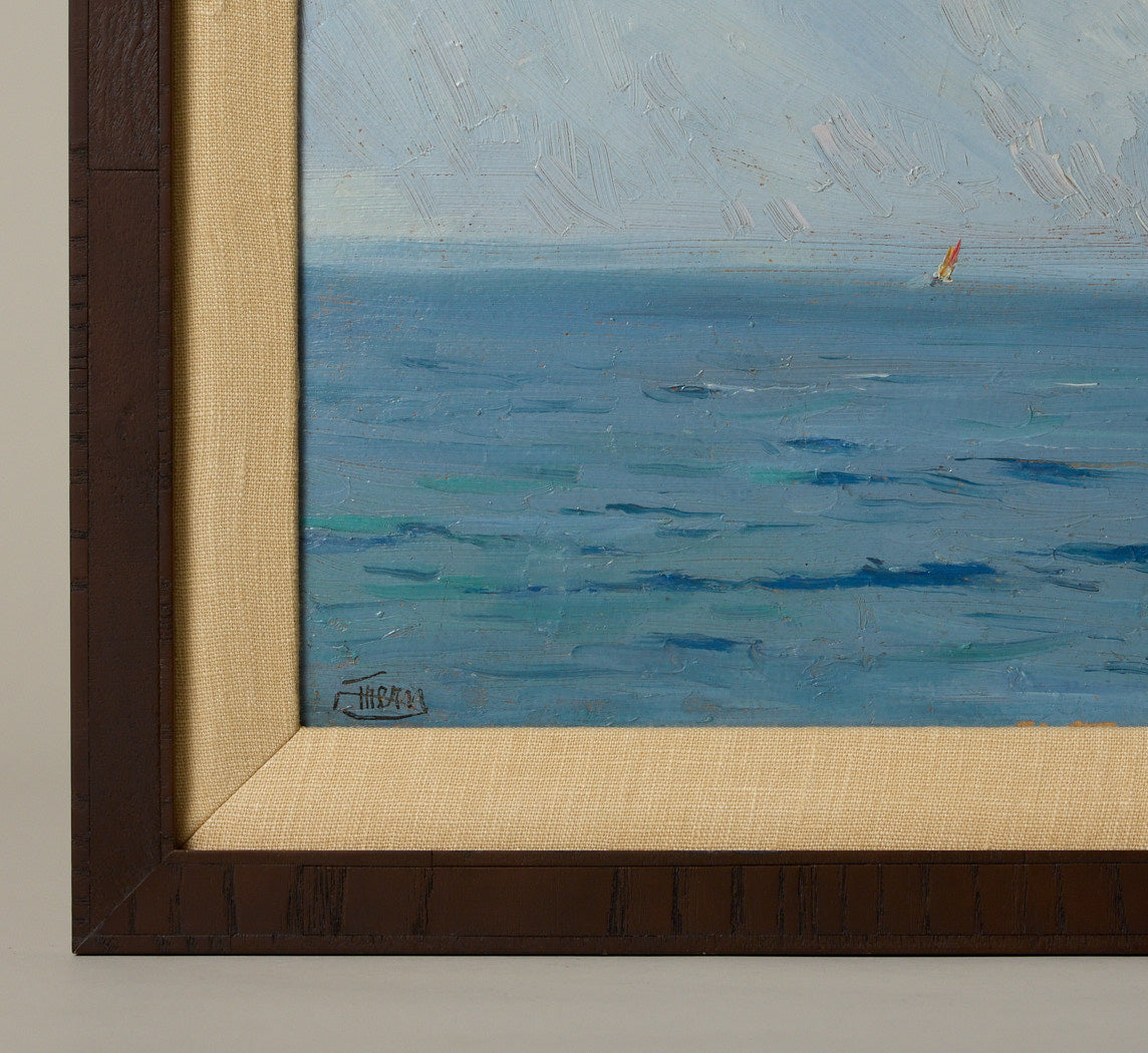 20TH CENTURY IMPRESSIONIST EUROPEAN SEASCAPE