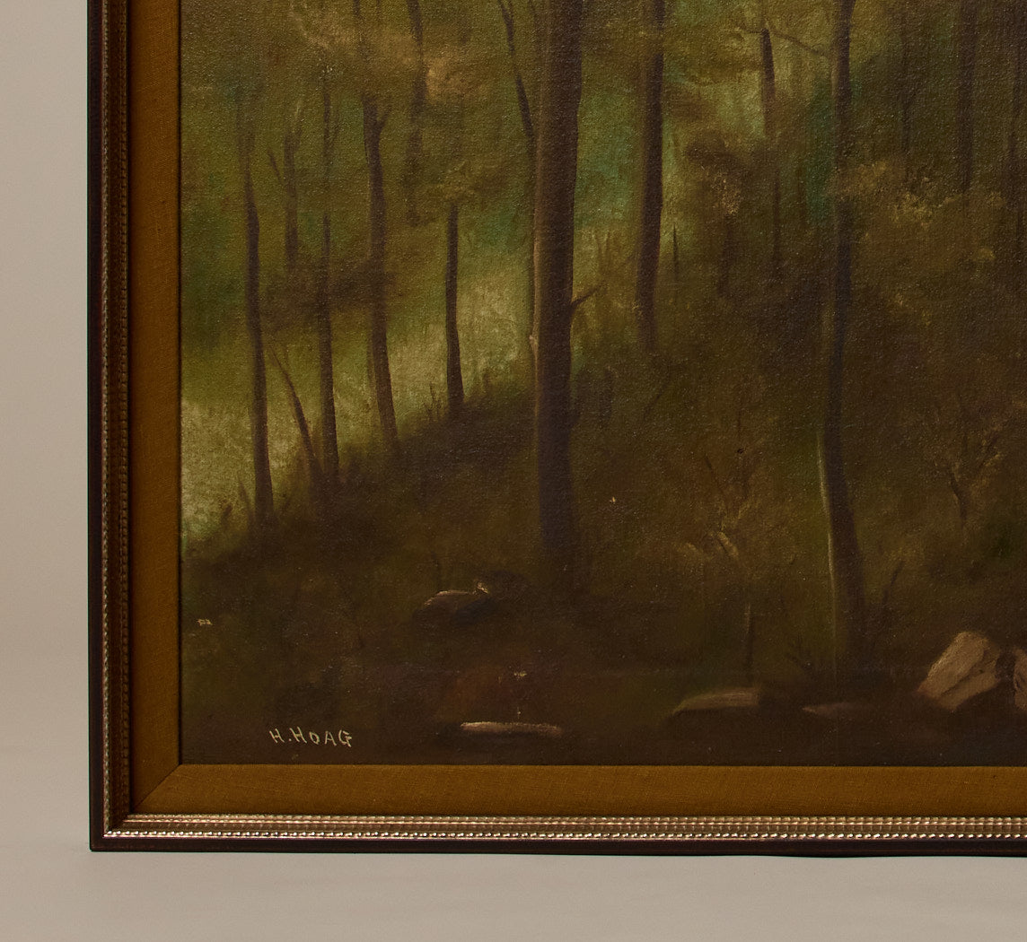 OVERSIZED 1940S CALIFORNIA PLEIN AIR LANDSCAPE
