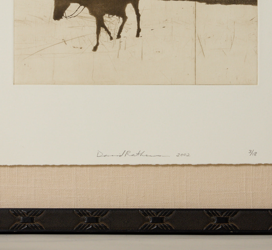 DAVID RATHMAN "THAT'S AS FAIR AS I KNOW" ETCHING