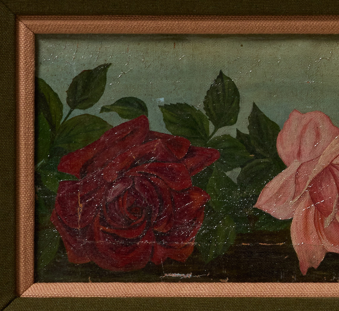LATE 19TH CENTURY ROSE STILL LIFE