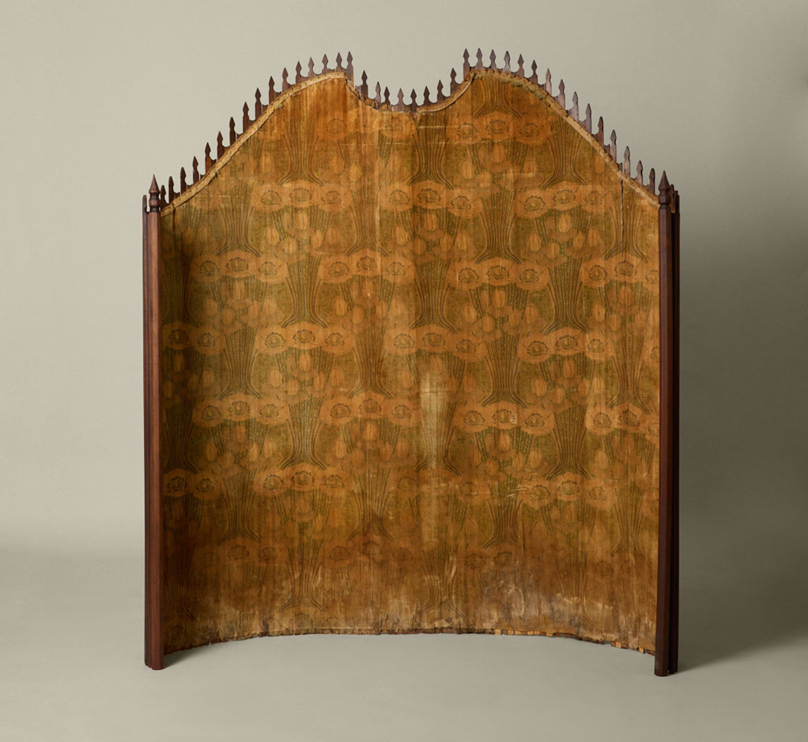 ART NOUVEAU TAMBOUR FLOOR SCREEN