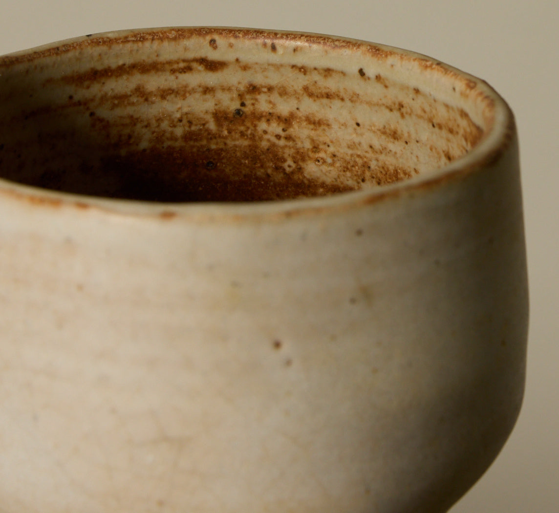 STUDIO ART CERAMIC GOBLET I