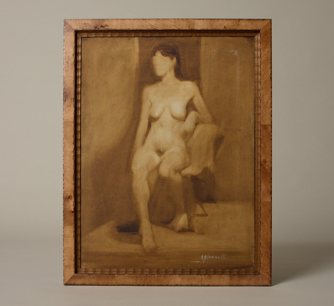 1963 SEATED NUDE STUDY