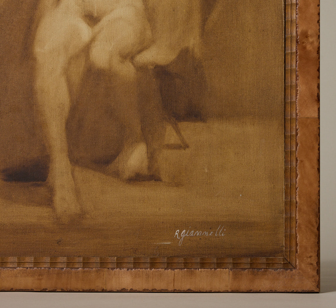 1963 SEATED NUDE STUDY
