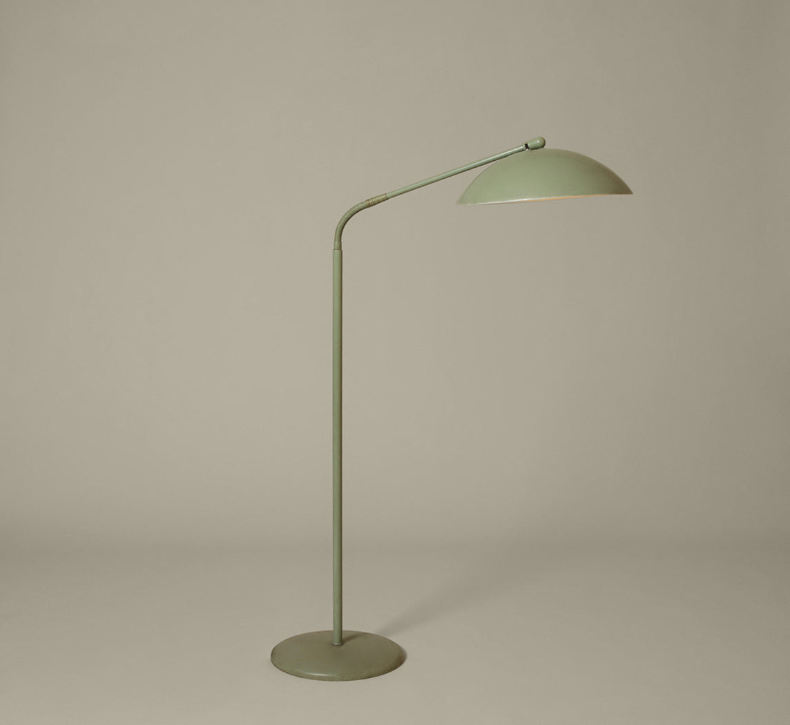 1940S ENAMELED FLOOR LAMP BY KURT VERSEN
