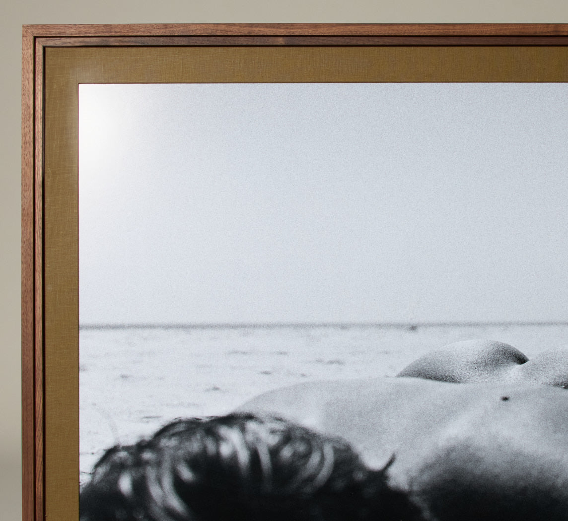 OVERSIZED VINTAGE ITALIAN PHOTOGRAPH "WIFE AS LANDSCAPE"