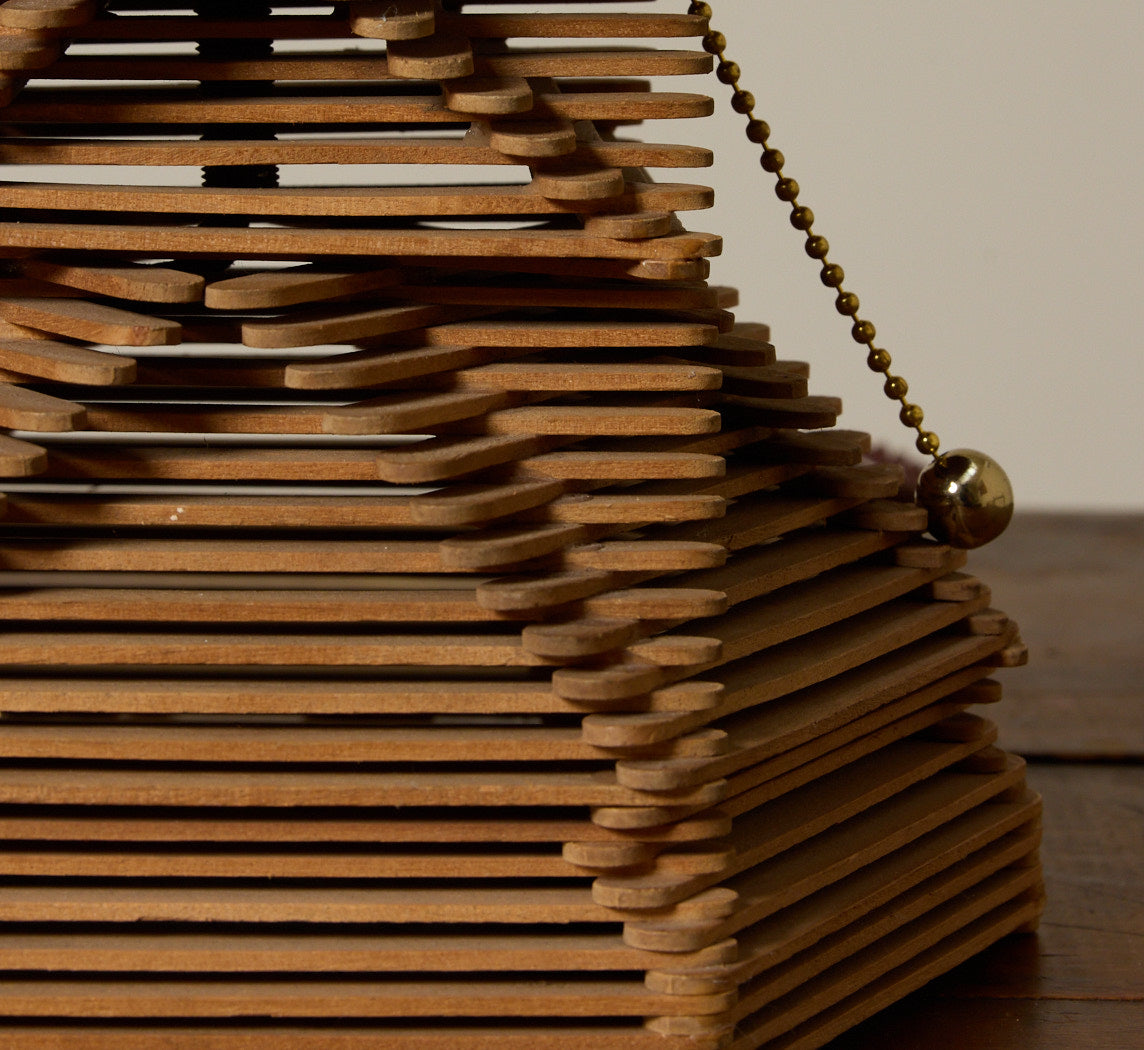 GEOMETRIC TRAMP ART POPSICLE LAMP