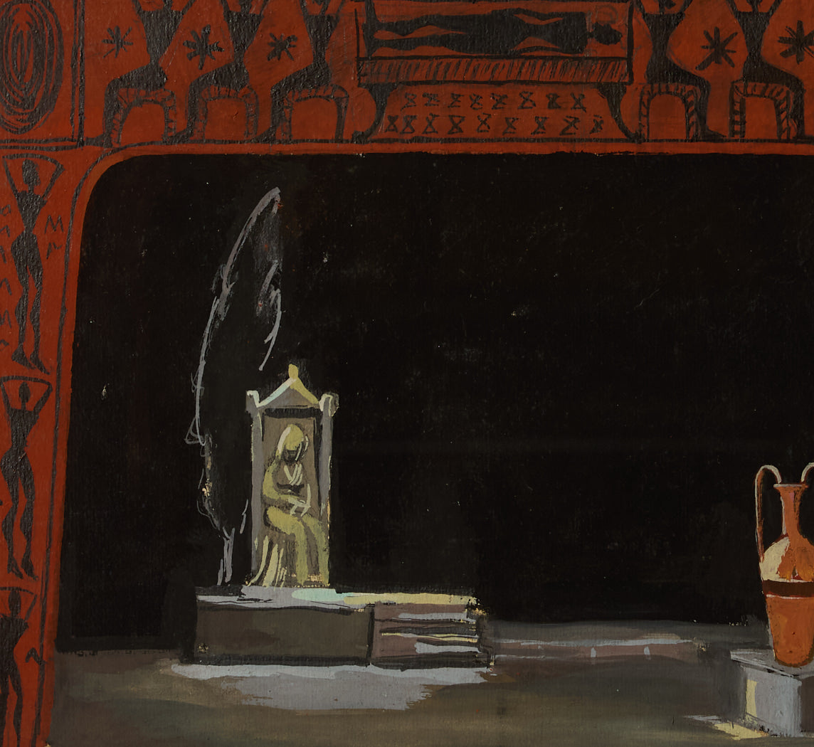 1950S THEATER STAGE INTERIOR IV