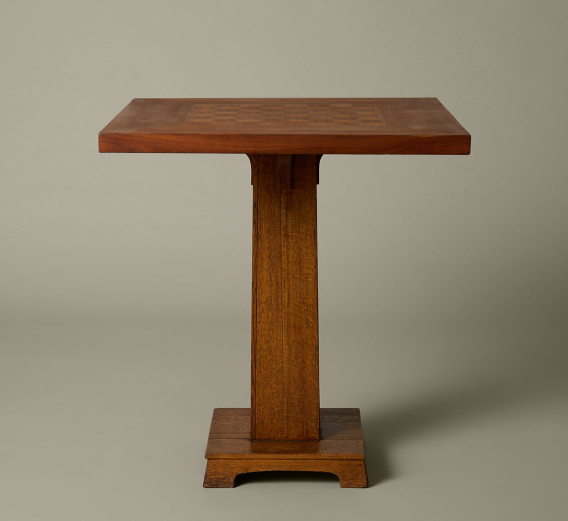 TEAK CHESS TABLE