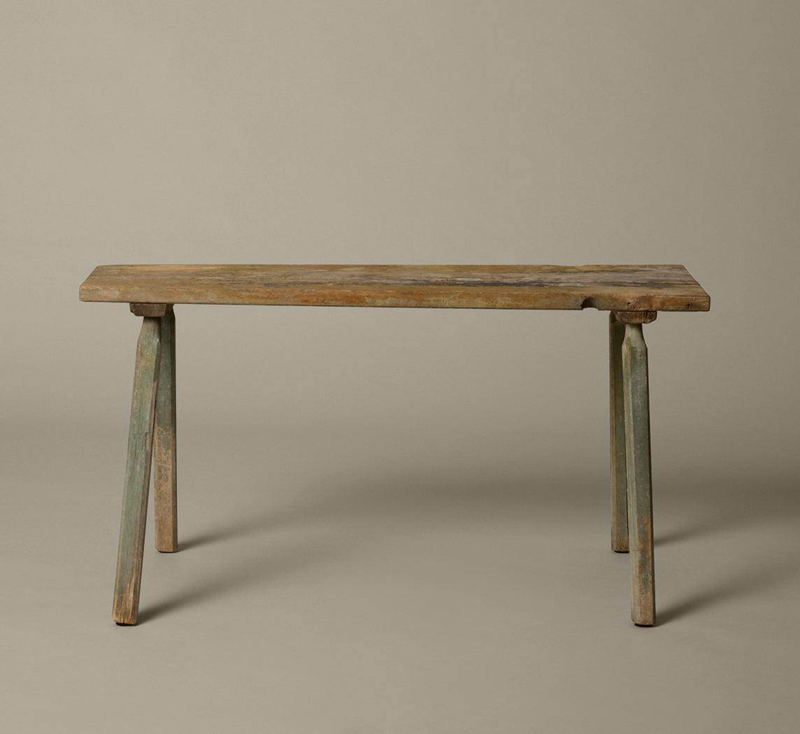 19TH-CENTURY FRENCH PRIMITIVE WOOD TABLE