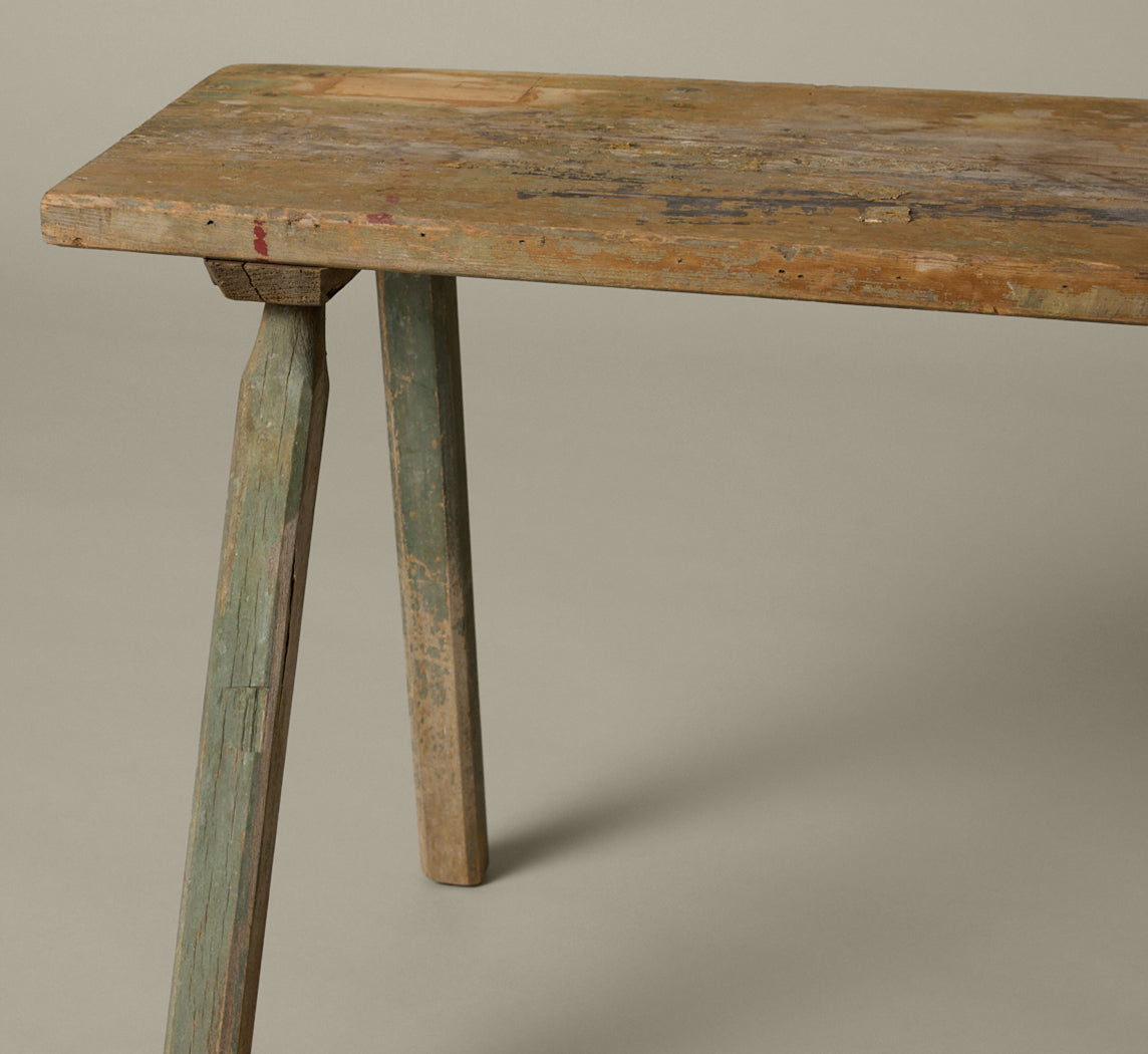 19TH-CENTURY FRENCH PRIMITIVE WOOD TABLE