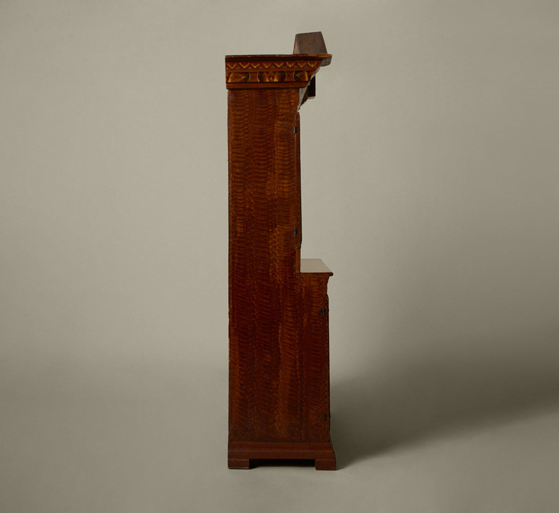19TH CENTURY FOLK ART SWEDISH CUPBOARD