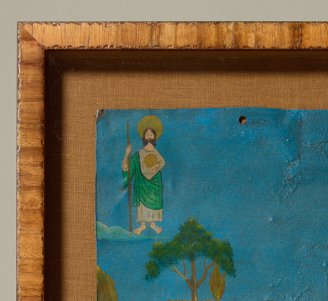 1960S FOLK ART RELIGIOUS MEXICAN RETABLO