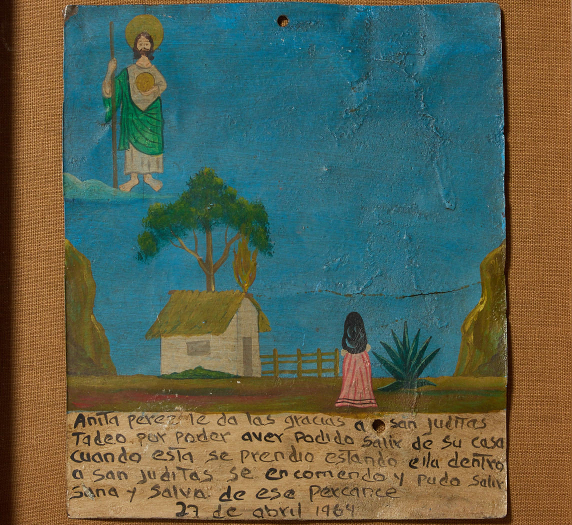 1960S FOLK ART RELIGIOUS MEXICAN RETABLO