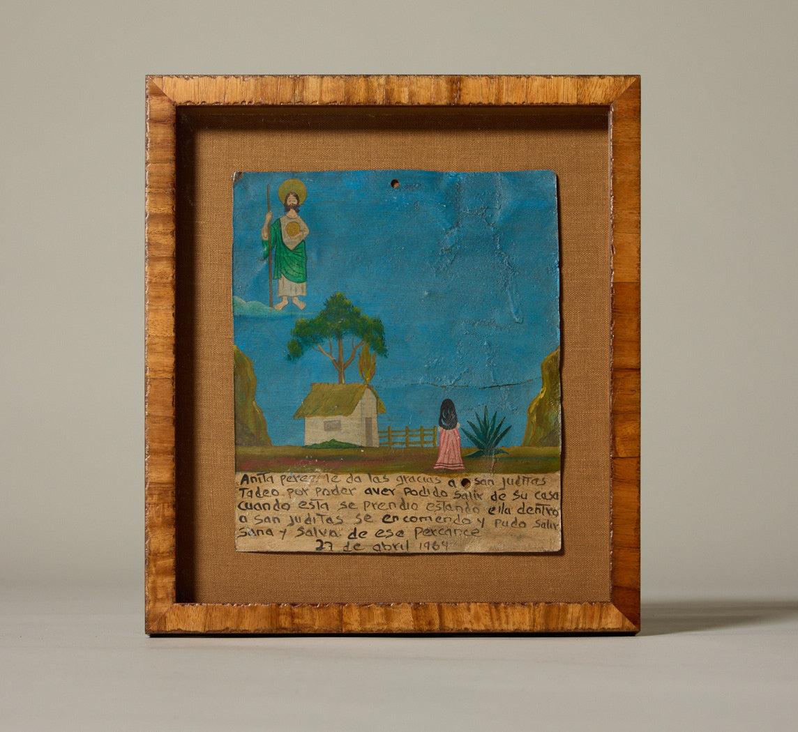 1960S FOLK ART RELIGIOUS MEXICAN RETABLO