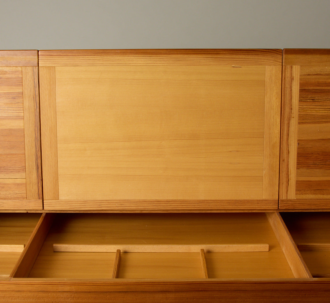 1970S DANISH PINE WRITING DESK BY ANDREAS HANSEN
