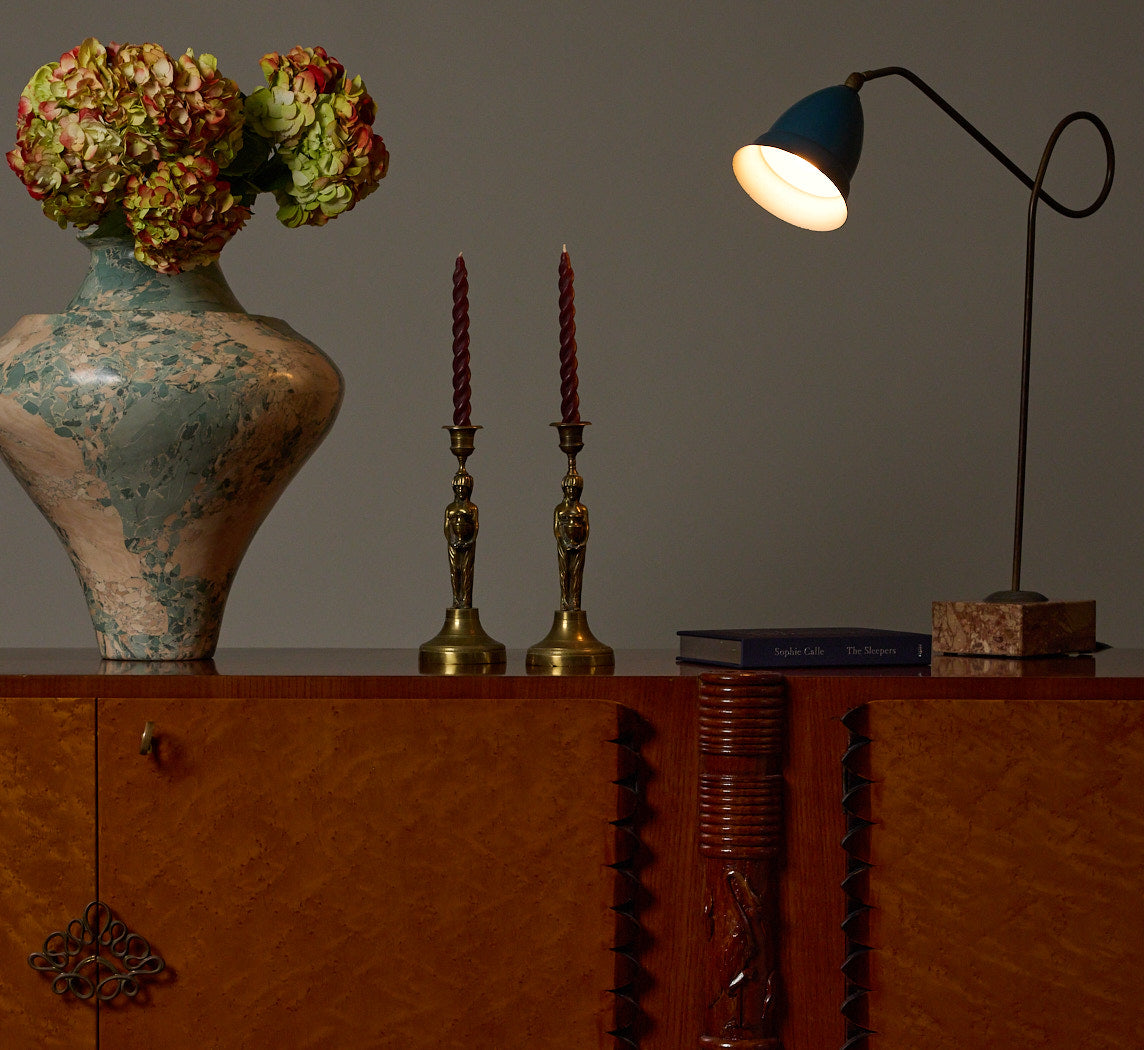 1940S ITALIAN OAK WOOD CREDENZA BY PIER LUIGI COLLI