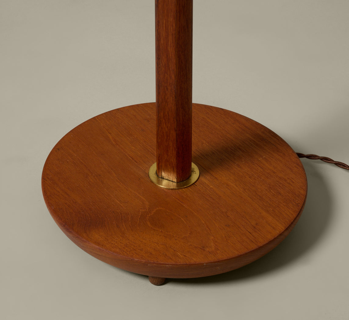 DANISH TEAK FLOOR LAMP, CIRCA 1960